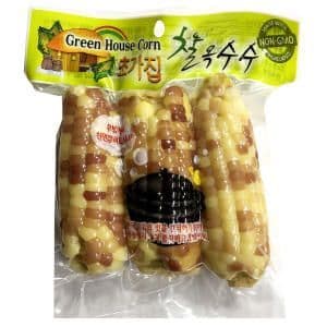 초가집 오색 찰옥수수