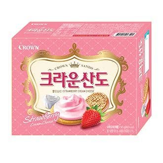 크라운 산도(딸기크림 치즈)