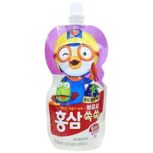 뽀로로 홍삼쏙쏙 포도&블루베리